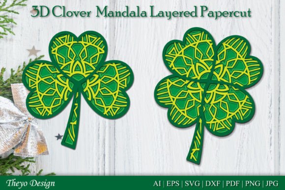 Clover Mandala 3D Layered Papercut: A Guide for Your Next Project