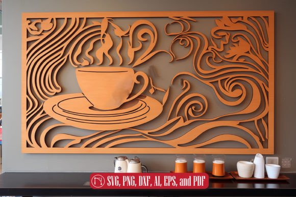 Coffee Shop Laser Cut Decor: Elevate Your Space