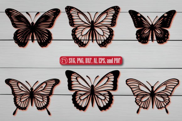 Elegant Paper Cut Butterfly SVG Bundle for Crafters