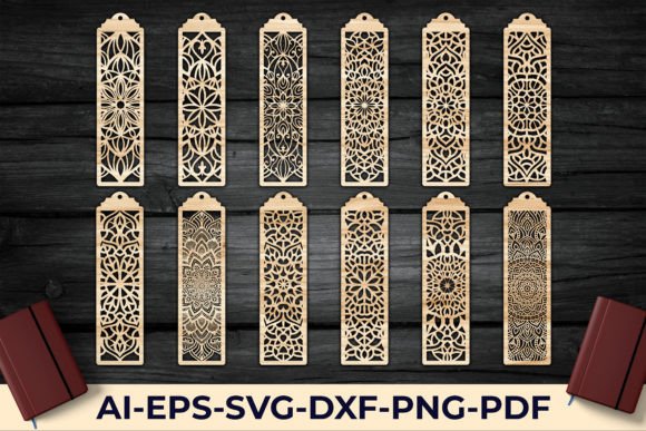 Ornaments Bookmark Laser Cut Bundle 01