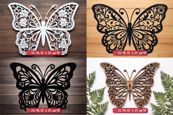Paper Cut Butterfly SVG: Elegant Design for Crafting