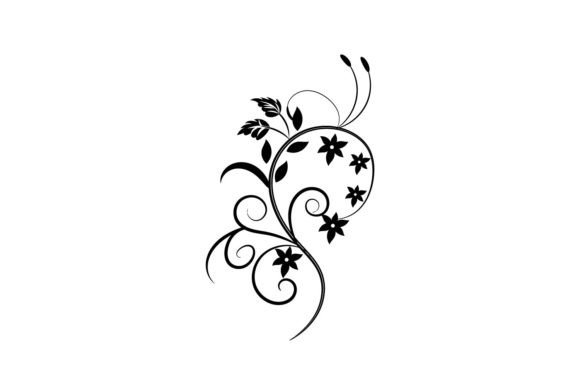 Spring Floral Flower Concept Design: A Creative Font