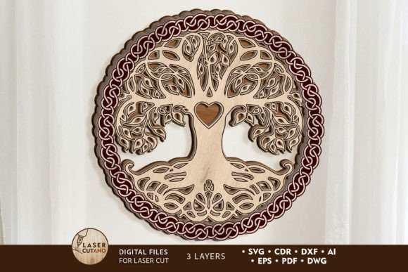 Tree of Life Multilayer Wall Decor: A Timeless Design Asset