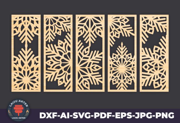 Vg Laser Cut Decorative Panel Set: Elegant Digital Art